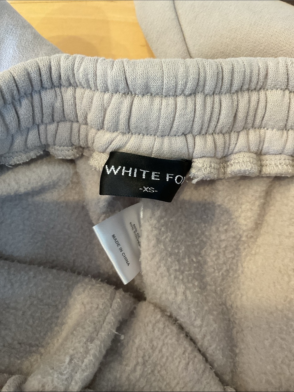 WHITE FOX Vol.3 Offstage Sweatpants in color: Moon 🤍 - Picture 2 of 5